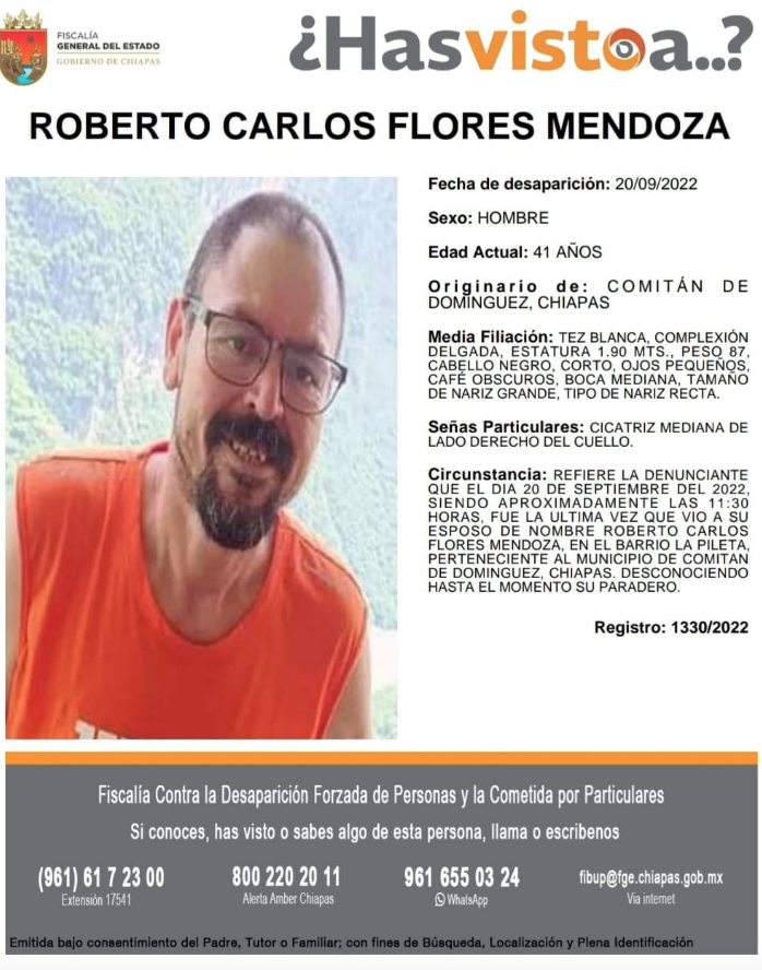 México: el periodista Roberto Flores lleva diez días desaparecido