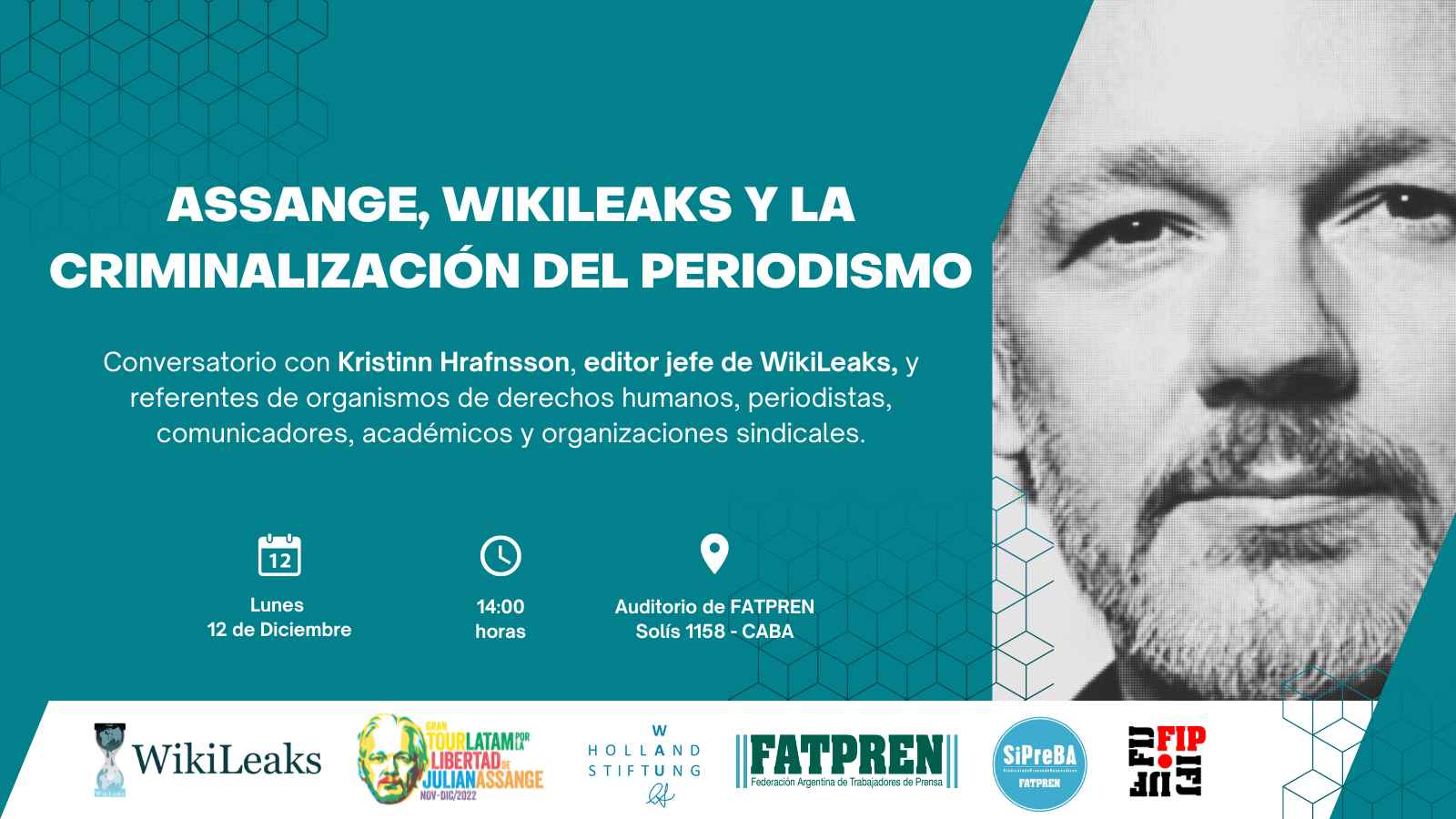La gira latinoamericana de WikiLeaks en solidaridad con Julian Assange llega a Buenos Aires