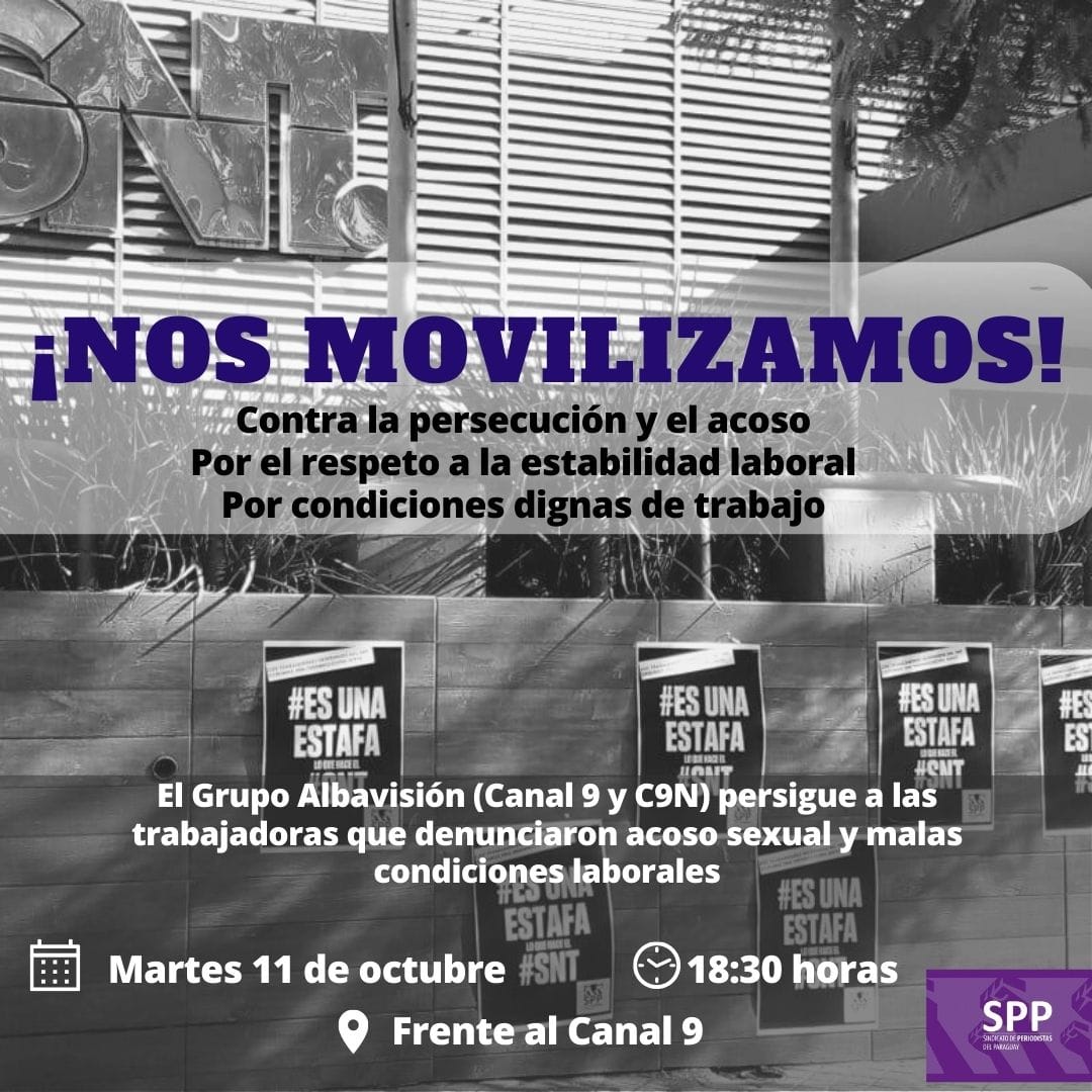 Paraguay: el despido de una trabajadora de Canal 9 viola todas las garantías laborales