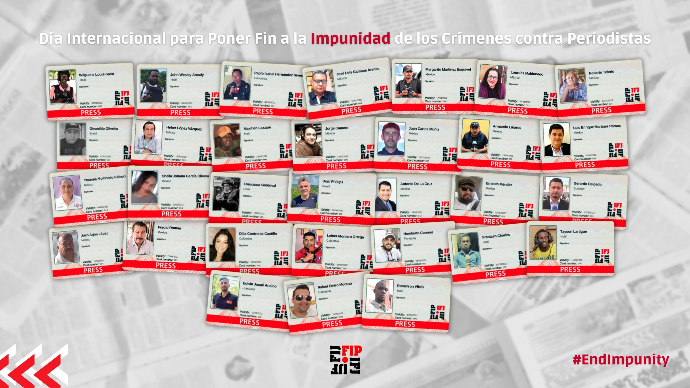 Impunidad en América Latina y el Caribe: al menos 31 periodistas fueron asesinados este año