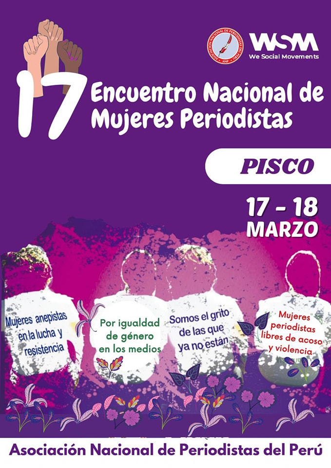Perú: hoy comienza el 17º Encuentro Nacional de Mujeres Periodistas